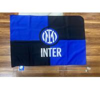 bandiera Inter Ufficiale 50x70cm Nuovo Logo Champions Campioni D'Europa