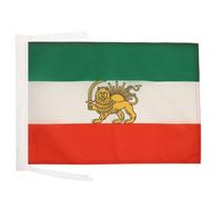 BANDIERA IRAN ANTICA PERSIA 45x30cm - BANDIERINA IRANIANA 30 x 45 cm cordicelle - AZ FLAG