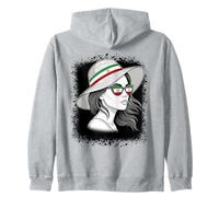 Bandiera iraniana Donna Cappello Sole Occhiali da Sole Pride Felpa con Cappuccio