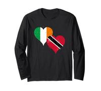 Bandiera Irlanda Trinidad Tobago di Orgoglio Irlandese Trini Maglia a Manica