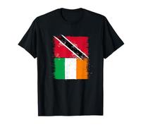 Bandiera Irlanda Trinidad Tobago di Orgoglio Irlandese Trini Maglietta