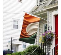 Bandiera irlandese Elements Bandiera da giardino da 9 x 1,5 m bandiere da giardino su entrambi i lati resistenti allo sbiadimento bandiera per esterni divertente bandiera per vacanze con occhielli in