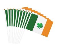 Bandiera irlandese Stampa Convenienza Bandiere Portatili Bandiera Decorazione Matrimoni Anniversari Vacanze