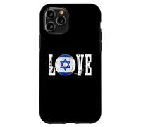 Bandiera israeliana della stella di David I Love Israele Country Pro Jewish Custodia per iPhone 11 Pro