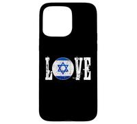 Bandiera israeliana della stella di David I Love Israele Country Pro Jewish Custodia per iPhone 15 Pro Max