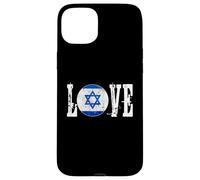 Bandiera israeliana della stella di David I Love Israele Country Pro Jewish Custodia per iPhone 15 Plus