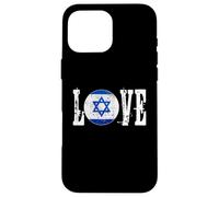 Bandiera israeliana della stella di David I Love Israele Country Pro Jewish Custodia per iPhone 16 Pro Max