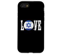 Bandiera israeliana della stella di David I Love Israele Country Pro Jewish Custodia per iPhone SE (2020) / 7 / 8