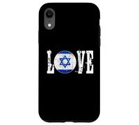 Bandiera israeliana della stella di David I Love Israele Country Pro Jewish Custodia per iPhone XR