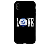 Bandiera israeliana della stella di David I Love Israele Country Pro Jewish Custodia per iPhone XS Max