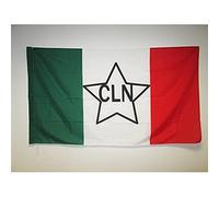 AZ FLAG Bandiera Italia COMITATO di LIBERAZIONE Nazionale 150x90cm - Bandiera CLN Italiano 90 x 150 cm Foro per Asta