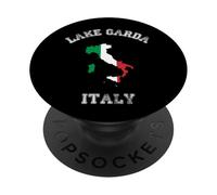 Bandiera Italia Distressed Lago di Garda Pride PopSockets PopGrip Adesivo