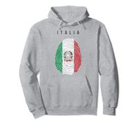 Bandiera Italia Emblema Repubblica Italiana Squadra Azzurra Felpa con Cappuccio