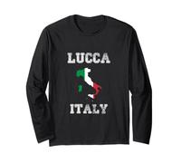 Bandiera Italia invecchiata Lucca Pride Maglia a Manica