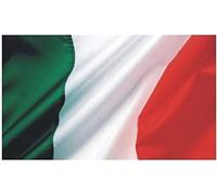 BANDIERA ITALIA ITALIANA TRICOLORE cm. 150 x 90 poly lucido acetato