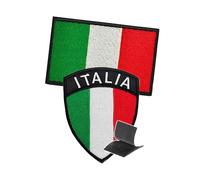 Bandiera Italia patch Italia toppa Italia 2 Ricamata Velcrata a Strappo bandiera Italiana souvenir Italia patches Italia militare accessori Italia patch zaino toppe per giubbotti zaino