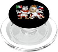 Bandiera Italia Repubblica Ceca Radici Italiane Eredità Ceca PopSockets PopGrip per MagSafe