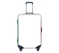 Bandiera Italia Valigia Copertura per Valigia Elastico Lavabile Copertura per Bagagli Protettore Antigraffio, Diverse Dimensioni, Bianco, Medium