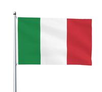 Bandiera italiana 1,2 x 1,8 m, doppia faccia, resistente, per esterni e giardino, perfetta per camera da letto e giardino