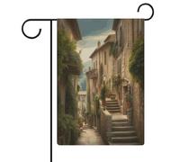 Bandiera italiana da giardino toscana su entrambi i lati bandiere da cortile per esterni benvenuto vacanze stagionali bandiera bandiera per feste vacanze all'aperto portico decorazione per la casa