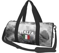 Bandiera italiana Italia Love Italia Borsone da viaggio Borsone sportivo Borsone pieghevole pieghevole, marmorizzato