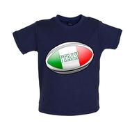 Bandiera Italiana Pallone da Rugby - T-Shirt / Body - 6 League Union Nazionali