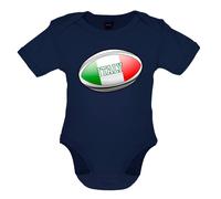 Bandiera Italiana Pallone da Rugby - T-Shirt / Body - 6 League Union Nazionali