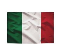 Bandiera italiana stampata da appendere per Halloween e feste di Natale, 120 x 180 cm, sfondo fotografico, ghirlanda, arazzo da parete per sfondo di compleanno, decorazione per eventi all'aperto