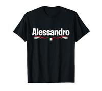 Bandiera Italiano Nome di Compleanno Italiano Alessandro Maglietta