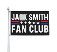 Bandiera Jacks Fan Club 3x5 Bandiere estetiche bifacciali per esterni Banner esterno per camera delle ragazze 3x5 piedi, Arazzo Jacks Fan Club per dormitorio