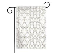 Bandiera Japanese Pattern Graphic Geometric Textile Vintage Ornate Tile Decoration Kumiko Abstract Colori Vivaci Bandiera Della Brezza, Per Feste Strada, Giardino, 30x45cm