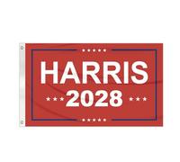Bandiera Kamala Harris 2028 3x5 piedi per interni ed esterni Bandiere Kamala Harris For The People per giardino, prato, cortile, arredamento per la casa (04)