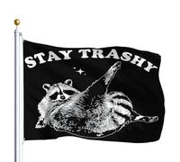 Bandiera Keep It Classy And A Little Trashy Funny Raccoon 90x150cm