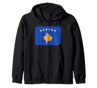 Bandiera Kosovo Felpa con Cappuccio