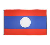 BANDIERA LAOS 150x90cm - BANDIERA LAOTIANA 90 x 150 cm - AZ FLAG