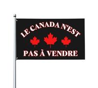 Bandiera Le Canada N'Est Pas à Vendre 3x5 Ft Banner per casa Cartello per cantiere navale esterno