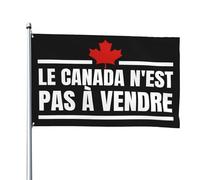 Bandiera Le Canada N'Est Pas à Vendre 4x6 Ft Banner Home House Boat Cartello da cortile su un lato