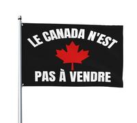 Bandiera Le Canada N'Est Pas à Vendre 4x6 Ft Banner Home House Boat Cartello da cortile su un lato