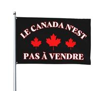 Bandiera Le Canada N'Est Pas à Vendre 4x6 Ft Banner Home House Boat Cartello da cortile su un lato