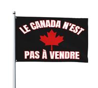 Bandiera Le Canada N'Est Pas à Vendre 4x6 Ft Banner Home House Boat Cartello da cortile su un lato