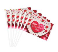 Bandiera leggera con scritta "Happy Valentine's Day", per feste, eventi, anniversari, varie occasioni
