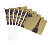 Bandiera leggera con stampa della Torre Eiffel di Parigi, per feste, eventi, anniversari, varie occasioni