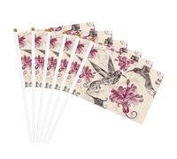 Bandiera leggera con stampa di bellissimi fiori colibrì bandiere su entrambi i lati per feste, parate, decorazioni per la casa, celebrazioni