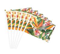 Bandiera leggera con stampa di fiori colorati su entrambi i lati, per feste, parate, decorazioni per la casa, celebrazioni