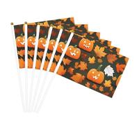 Bandiera leggera con stampa di zucca, con scritta "Happy Thanksgiving Day" su entrambi i lati, per feste, parate, decorazioni per la casa, celebrazioni