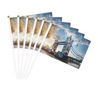 Bandiera leggera con stampa storica del ponte della torre storica di Londra, bandiere leggere, feste, eventi, anniversari, decorazione varie occasioni