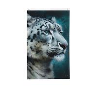 Bandiera leopardata di colore blu, 3 x 1,5 m, verticale su entrambi i lati, bandiera da giardino, per esterni, cortile, casa, divertente, decorazione per la casa, bandiere da giardino per poster da