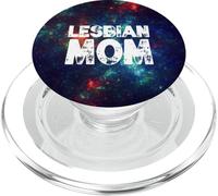 Bandiera lesbica dell'orgoglio della mamma LGBTQ Marble Space Galaxy Gays PopSockets PopGrip per MagSafe