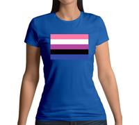 Bandiera LGBT Gender Fluid - Maglietta Donna - Fluid Queer Pride Non-Binary