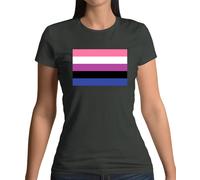 Bandiera LGBT Gender Fluid - Maglietta Donna - Fluid Queer Pride Non-Binary